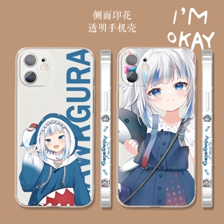 Gawr Gura เคสไอโฟน X Xr Xs Max cover iPhone 14 11 12 pro max 7 8 14 Plus เคส Se 2020 8พลัส 13 pro max TPU case