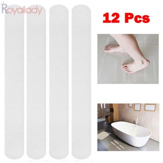 #ROYALLADY#12 Non Slip Bath Mat Grip Stickers Non-Slip Strips Pad Floor Bath Non Slip Stick