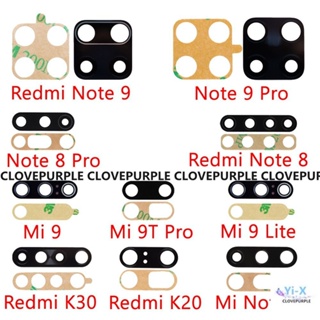 ใหม่ ฝาครอบเลนส์กล้องด้านหลัง แบบเปลี่ยน สําหรับ Xiaomi Redmi Note 8 9 Pro 9s 10 Redmi K20 K30 Pro Mi 9 SE 9T 10