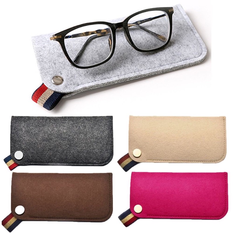 พรัอมส่ง ซองใส่แว่นตาขนาดพกพา ขนาด:18*9ซม