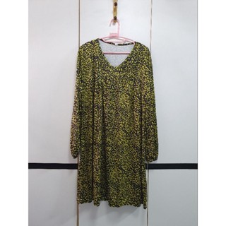 2nd Dress ผ้ายืด แขนยาว ลายกราฟิก