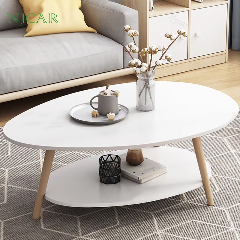NJCAR H186-90 โต๊ะ ทรงกลมวงรี ห้องรับแขก ทานกาแฟ