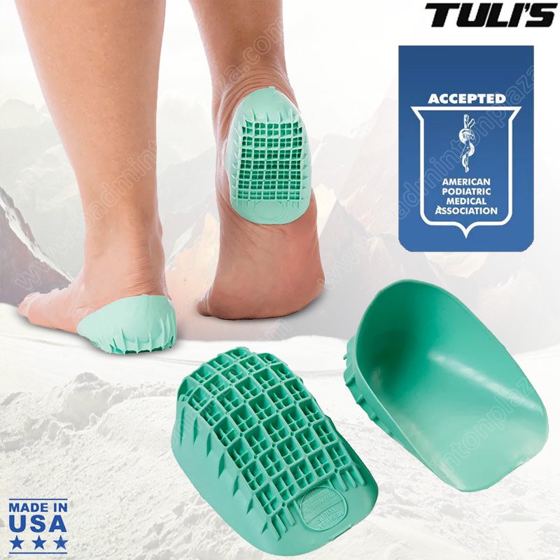 【 ของแท้ 💯% 】ยางรองส้นเท้า Tuli's® Heavy Duty จากอเมริกา (TULI'S®  HEAVY DUTY HEEL CUPS™)