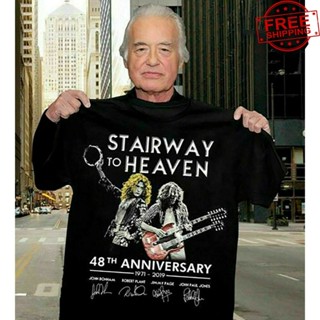 summer Led Zeppelin Stairway To Heaven 48Th Anniversary Men T Shirt For Fan Sportswear Christmas Gift Fathers Day Mothe