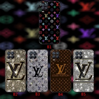 LOUIS VUITTON เคสโทรศัพท์มือถือ ซิลิโคนนิ่ม TPU กันกระแทก ลายหลุยส์วิตตอง สีดํา สําหรับ Realme 10 Pro Plus C2 C11 C15 C17 C21 C21Y C25Y X2 XT