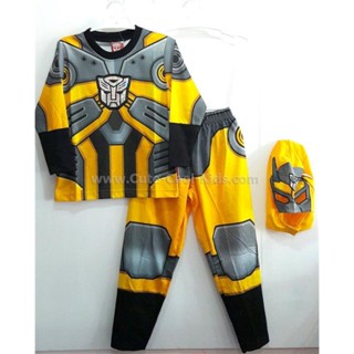 HERO-024 ชุดเซ็ทเด็กผู้ชายแขนยาวขายาว Trans มีหน้ากาก Size-140 (7-8Y)