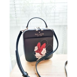 💥ของแท้ 100%💥 Disney X Kate Spade New York Minnie Mouse Daisy Vanity Crossbody Bag