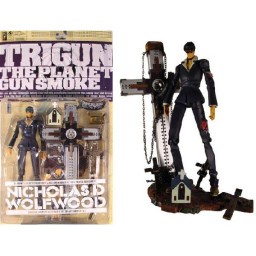 ของแท้100% Nicholas D. Wolfwood TRIGUN PLANET Gun Smoke Action Figure