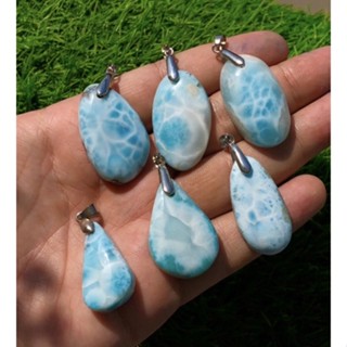 High Quality Larimar Pendant / Larimar is said to enlighten and heal in a physical, emotional, mental and spiritual way.