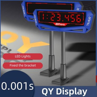 Qiyi Display จอแสดงผล Led ขนาดใหญ่ อุปกรณ์บันทึกเวลาลูกบาศก์รูบิค WCA Thousand Points Racing Stacking Cup WSSA Screen