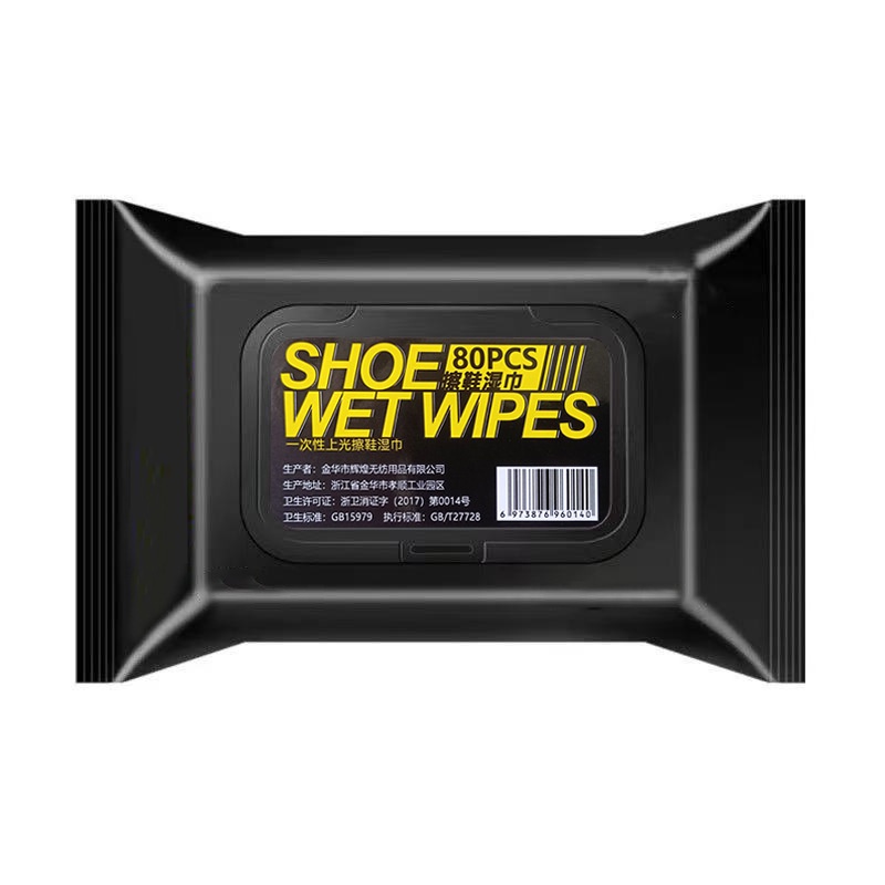 ทิชชู่เปียกเช็ดทำความสะอาดรองเท้า ขจัดคราบสกปรก ผ้าเปียก Shoe Wet Wipe