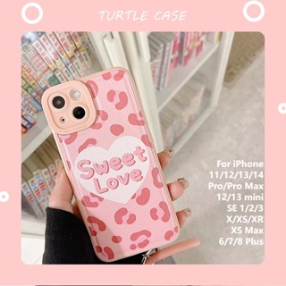 [ขายส่งในสต็อก] Tiktok ขายดี เคสหนัง พิมพ์ลายเสือดาว สําหรับ Apple iPhone 14131211 Promax XS XR xsmax se2020 678plus mini เคส