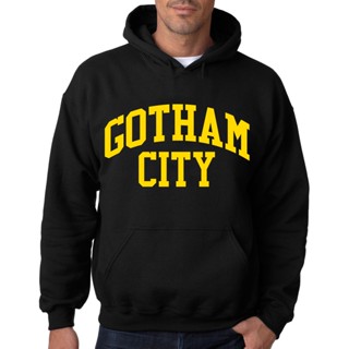 Jxlq เสื้อกันหนาว มีฮู้ด ลายการ์ตูนค้างคาว Gotham City Original Dc Comics Joker Dark Knight Gildan แฟชั่นฤดูใบไม้ผลิ ฤดูใบไม้ร่วง สําหรับผู้ชาย เพาะกาย ของขวัญวันเกิด YQ