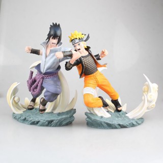 [พร้อมส่ง] โมเดลฟิกเกอร์ Naruto Tsume Ultimate Storm Naruto VS Sasuke Battle บรรจุกล่อง สําหรับตกแต่ง