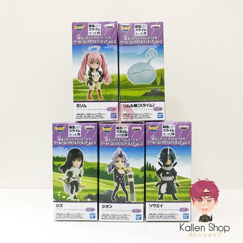 พร้อมส่ง❗WCFแท้💯 Tensei shitara Slime Datta Ken - TenSura World Collectable Figure Vol.2 (Bandai Spi