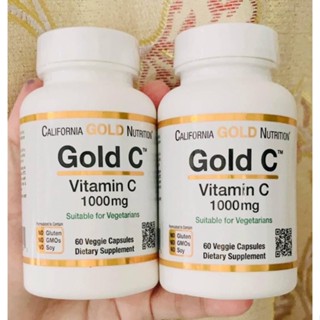 California Gold Nutrition, Gold C, USP Grade Vitamin C, 1,000 mg, 60 เม็ด