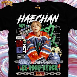 เสื้อยืดแฟชั่น NCT HAECHAN TEE FLWRCATStreetwear ผู้ชาย T เสื้อผู้หญิง