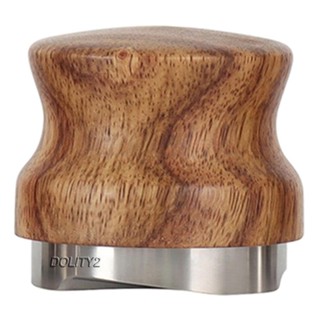 Coffee Distributor Espresso Tamper for leveling coffee powder Wood Handle 51mm