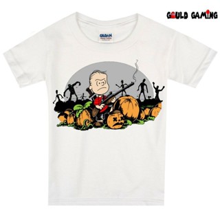 Yuanl5 {พร้อมส่ง เสื้อยืดผ้าฝ้าย 100% พิมพ์ลายฟักทอง Charlie Brown Peanuts โอเวอร์ไซซ์ ไซซ์ XS-5XL สําหรับผู้ชาย