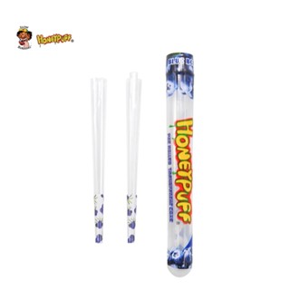 กระดาษโรลสำเร็จรูป Honeypuff บลูเบอร์รี่ 78 มม 2 มวน🌿Honeypuff Blueberry Pre-Rolled Transparent Cones 78 mm 2 Cones