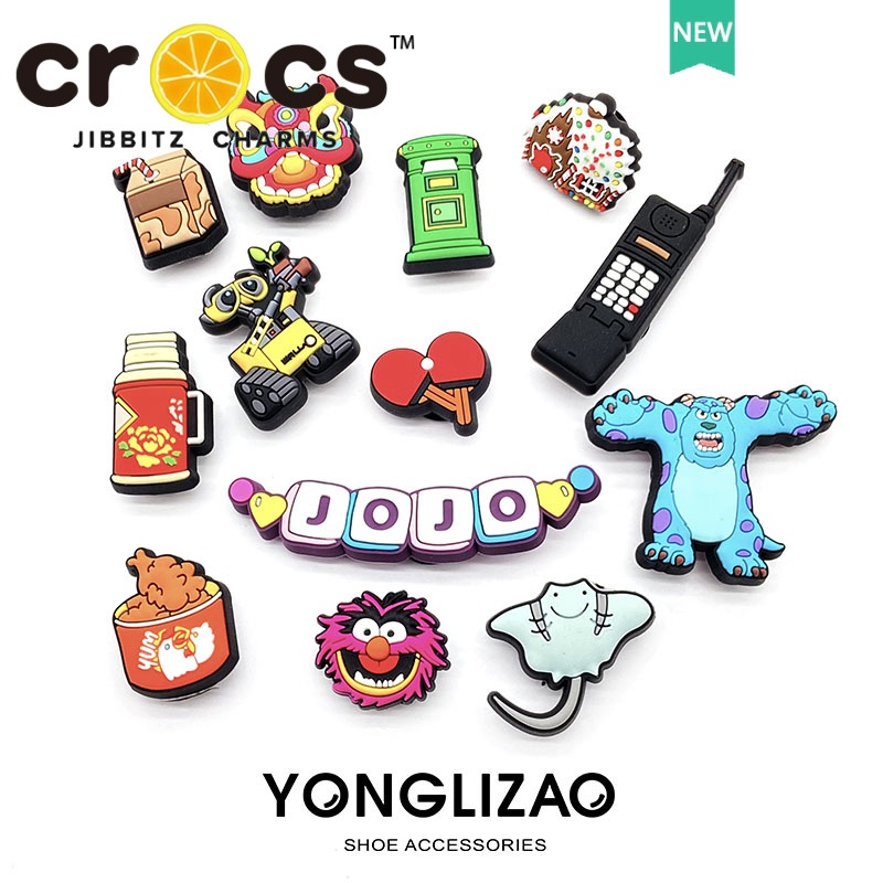 jibbitz crocs ของแทั DIY ตกแต่งรองเท้าหัวเข็มขัด