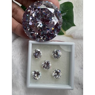 Synthetic CZ Diamond Premium Grade White 14.00mm- 2pcs