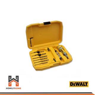 DEWALT ชุดดอกไขควงและดอกสว่านเจาะนำ 12 ชิ้น รุ่น DW2735 DW2735P B 28877552071