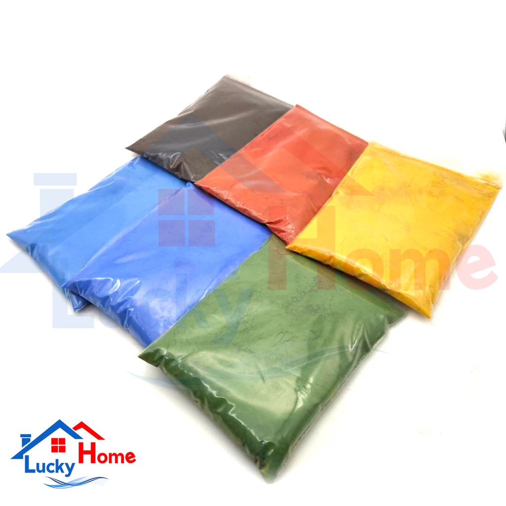 HATOสีฝุ่นผง สีแดง สีดำ สีเหลือง สีเขียว สีฟ้า สีน้ำเงิน สีฝุ่นHATOใช้ในการย้อมไม้ (ขนาดบรรจุ 100 กร