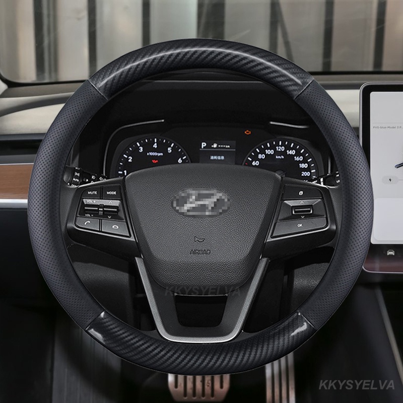 พวงมาลัยรถ 38 ซม. 15 "สําหรับ Hyundai ELtra/i35 Sonata/i45 Creta/ix25 Tuscon/ix35 Accent Verna Solar