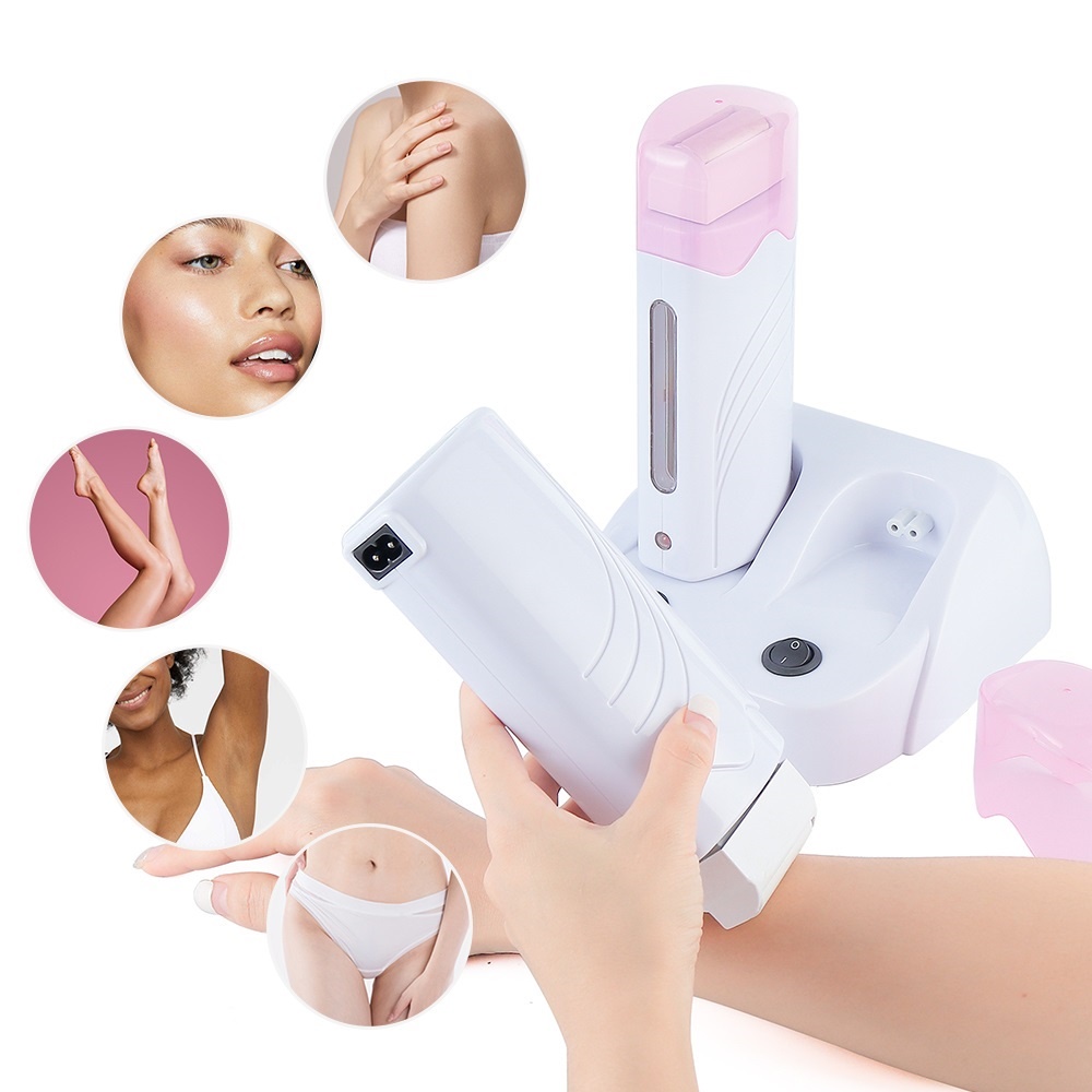 HEATING WAX MACHINE สําหรับกําจัดขน Salon Wax อุ่นและหลาย Wax Beans สําหรับ SPA Beauty ใหม่ Double S