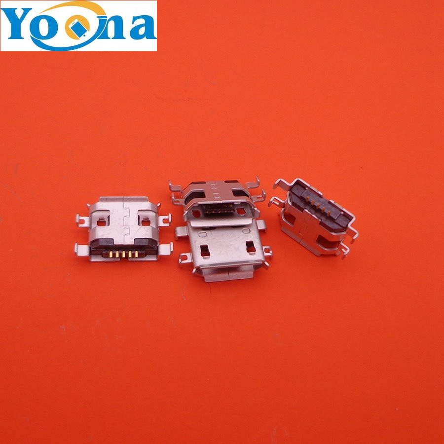 Micro usb หญิงแจ็ค 5pin สําหรับ Lenovo A690 A698T S686 S680 S850 S880 S890 S720 P700 5pin หาง sockec