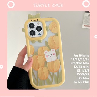 [พร้อมส่ง] เคสโทรศัพท์มือถือ ซิลิโคน ลายการ์ตูนลิตเติ้ลมอนสเตอร์ สําหรับ iPhone 14 13 12 11 PROMAX XS XR XSMAX SE2020 6 7 8PLUS MINI