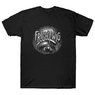 [COD] {พร้อมส่ง เสื้อยืดแขนสั้นลําลอง ผ้าฝ้าย 100% พิมพ์ลาย FRIGHTWIG AMERICAN FEMINIST PUNK MUSIC ROCK พลัสไซซ์ ขอ