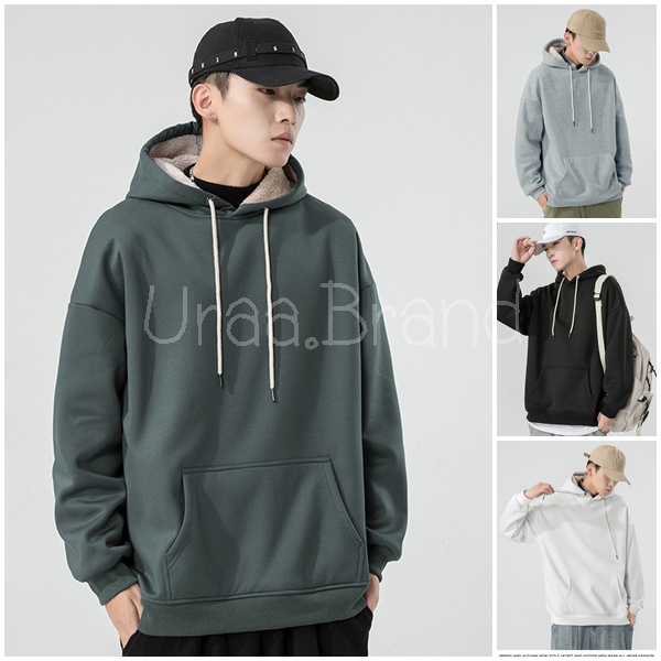 อก 44-54 / 8 สี บุขน เสื้อแขนยาวบุขน เสื้อกันหนาวผู้ชาย สเวตเตอร์ มีฮู้ด รุ่น Noom Mss - Smart Hoodie