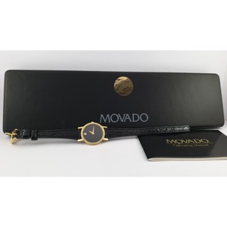 นาฬิกา MOVADO WOMENS MUSEUM 87-A1-832 SWISS QUARTZ พร้อมกล่อง (มือสองสภาพดี)