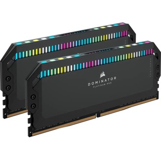 Corsair DOMINATOR PLATINUM RGB 32GB (2 x 16GB) DDR5 6200MHz C36 Black CMT32GX5M2X6200C36