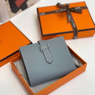 🔥ผ่อนได้🔥Hermes Wallet กระเป๋าสตางค์ใบสั้น 12 cm [ หนังแท้ ] งาน Original อุปกรณ์ : Full Box Set