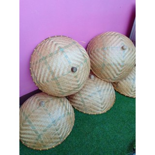ฝาชีครอบอาหารไม้ไผ่สีธรรมชาติขนาดเส้นผ่าศูนย์กลาง 22 นิ้ว