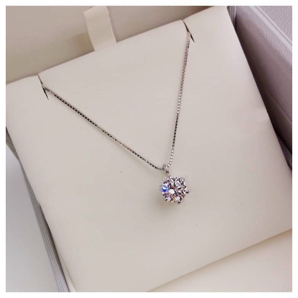 เครื่องประดับแฟชั่น-สร้อยคอแฟชั่นผู้หญิงเงินแท้925 ง51 หรูหราปลอดภัยสําหรับผิวแพ้ง่าย-LTV