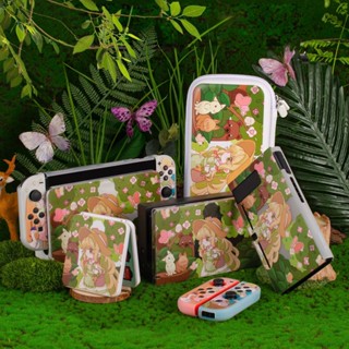 เคสแข็ง สําหรับ Nintendo Switch Forest Girl Theme Switch OLED Lite V1 V2