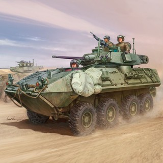 Academy Hobby ชุดโมเดลพลาสติก สเกล 1/35 Us เรือใบ LAV-A2