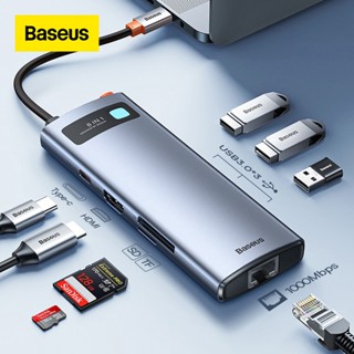 ฮับ อะแดปเตอร์เพิ่มพอร์ตเชื่อมต่อ Baseus USB C HUB Type C to HDMI-compatible USB 3.0 Adapter Docking Station