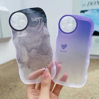 เคสโทรศัพท์มือถือ ซิลิโคนนุ่ม TPU ลายหมึกไล่โทนสี สีดํา ม่วง สําหรับ Infinix Hot Note 30 30i 20 20s 11S 11 10 10s 12 12i 9 8 5G Play Smart 7 4 5 6 Plus 2023 G96 Pro NFC G99 | H07