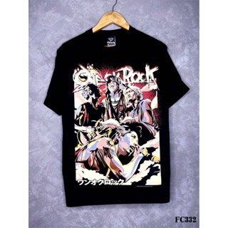 Oneokrockเสื้อยืดสีดำสกรีนลายFC332