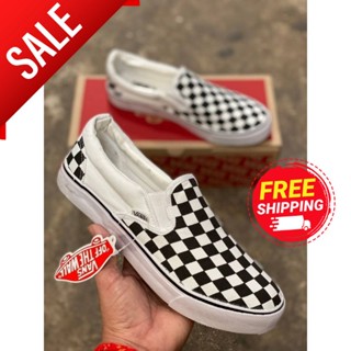 ✨มีเก็บปลายทาง แวน สลิป ออน รองเท้าผ้าใบ แนะนำเพิ่ม1 size☑️รองเท้า vans slip on