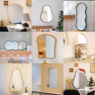 [ลด15% โค้ด"SZ3B6C"] Minimal Mirror กระจกรูปทรง กระจกแขวนผนัง กระจกตกแต่ง กระจกมินิมอล กระจกคาเฟ่ พร็อบตกแต่ง