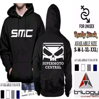 Jsyc เสื้อกันหนาว มีฮู้ด ผ้าฝ้ายแท้ ลาย Smc Jumper Central พลัสไซซ์ ของขวัญวันเกิด สําหรับผู้ชาย