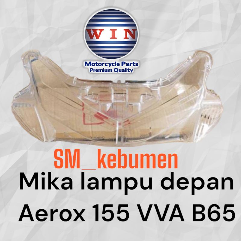 แผ่นสะท้อนแสงไฟหน้ากระจก Mica aerox 155 vva b65 win ยี่ห้อ