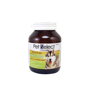 Pet Select OSTEOFLEX Joint Care (หมดอายุ10/2024)บรรจุ 30 เม็ด อาหารเสริม วิตามินบำรุงข้อสุนัข