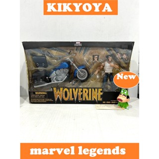 marvel legends wolverine with motorcycle